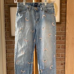 GAP Girls Rainbow Girlfriend Jeans